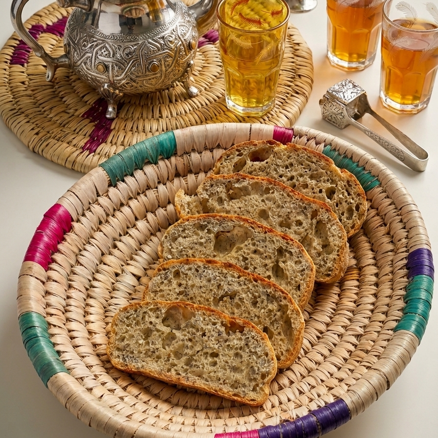 Homemade spelt bread