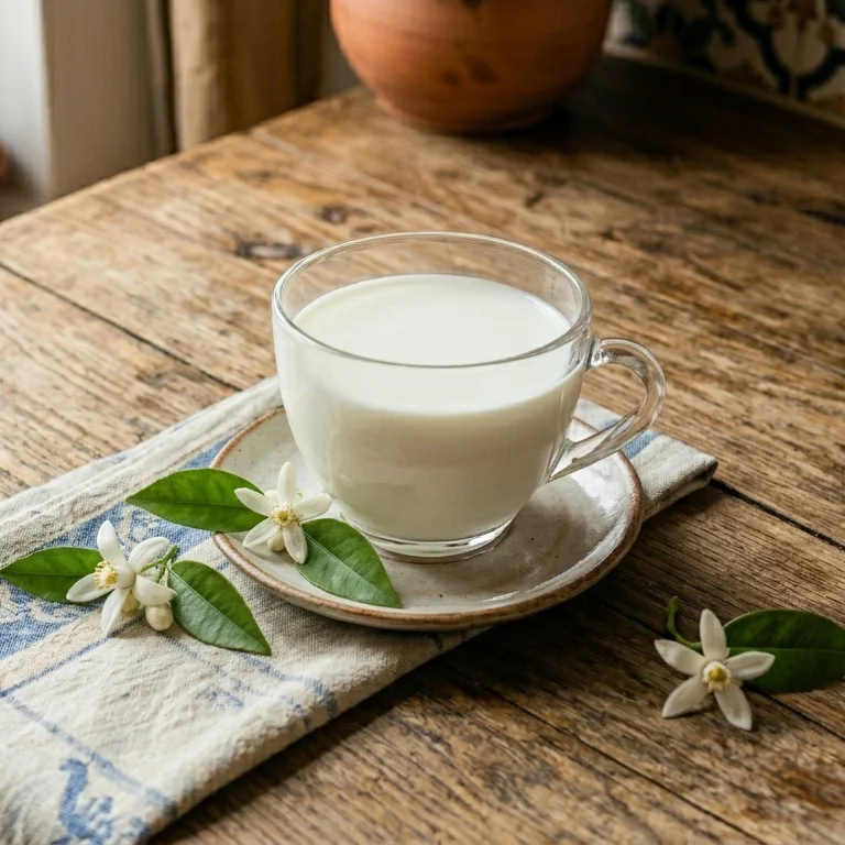 almond orange blossom milk